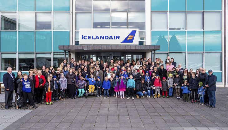 180 fengu ferðastyrk Vildarbarna Icelandair í dag